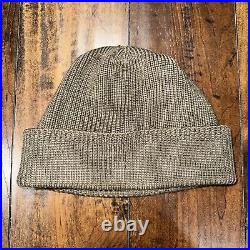 Vintage WWII Watch Cap Hat A-4 Rare Green Air Force Army 40s 50s Military OG WW2