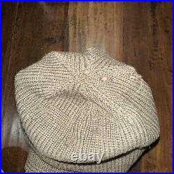 Vintage WWII Watch Cap Hat A-4 Rare Green Air Force Army 40s 50s Military OG WW2