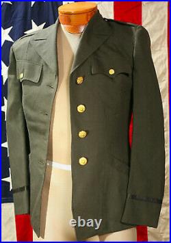 Vintage Wwii Wac Us Army Officers Tunic Un Issued Impeccable And Rare