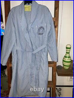 Vintage rare 121st us army hospital seoul korea seersucker robe gown osfa Ww2