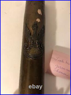 Vtg Rare War WWII Gunshell Taken From A German's Home 14a