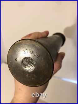 Vtg Rare War WWII Gunshell Taken From A German's Home 14a