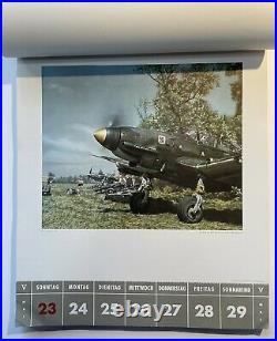 WW II German Aircraft Luftwaffe Calendar 1943 RARE
