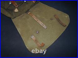 WW II German Army Heer Brotbeutel BREAD BAG M 1944 with K98 Pouch RARE