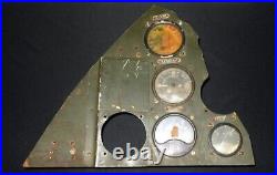 WW II Imperial Japanese Navy COCKPIT INSTRUMENT PANEL C6N Saiun VERY RARE