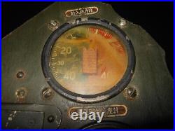 WW II Imperial Japanese Navy COCKPIT INSTRUMENT PANEL C6N Saiun VERY RARE