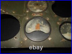 WW II Imperial Japanese Navy COCKPIT INSTRUMENT PANEL C6N Saiun VERY RARE