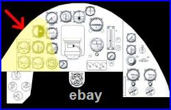 WW II Imperial Japanese Navy COCKPIT INSTRUMENT PANEL C6N Saiun VERY RARE