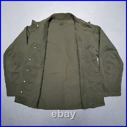 WW2 40s US Army HBT Jacket 13 Stars Button Herringbone Twill Shirt Coat RARE
