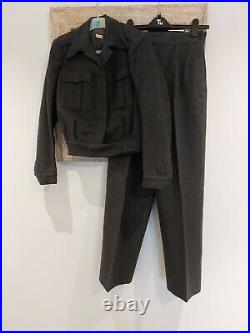 WW2 American Red Cross Clubmobile Battledress Uniform Original Mint RARE