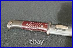 WW2 German Army S84/98 Austrian Made Bayonet'bym' Code & Mismatch Scabbard RARE