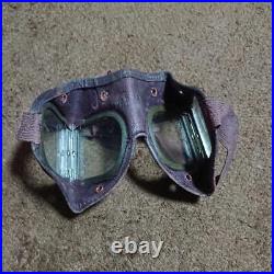 WW2 Japanese Japan Army Goggles For Tanks Vintage Rare Good with name