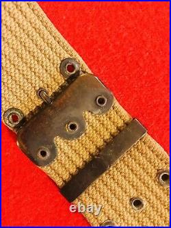 WW2 RARE! USMC Pistol Belt M1936 (S. FROEHLICH 1942) Unissued NOS Near Mint+++