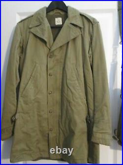 WW2 US Army M1941 rare Arctic Field Jacket near mint museum quality example GI