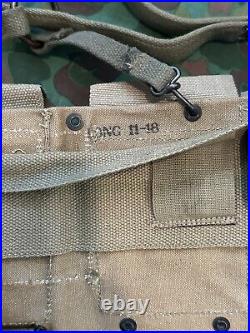 WW2 USMC M1937 BAR Gunner Belt Loadout (Rare Belt)
