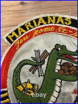 WW2 USS LSM 448 Large Jacket Patch Marianas Express RARE Patch and hard to find