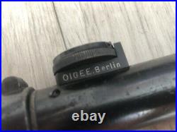 WW2 WWII German Sniper Oigee Luxor 3x scope Rare K98 original