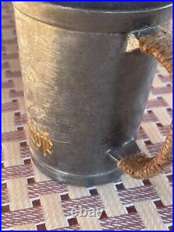 WW2. WWII. Rare German aluminum mug. Wehrmacht