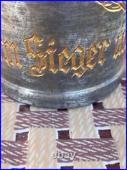 WW2. WWII. Rare German aluminum mug. Wehrmacht