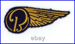 WW2 WWII US Home Front aircraft manufacturer Beech Aircraft patch SSI RARE