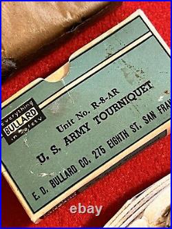 WWII AAF Parachutist/Paratrooper EARLY RARE! Zippered FIRST-AID KIT & Contents
