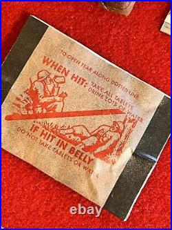 WWII AAF Parachutist/Paratrooper EARLY RARE! Zippered FIRST-AID KIT & Contents