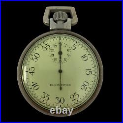 WWII Elgin Timer Rare Illuminated Glass B-17 Navigator U. S Ordinance Stopwatch