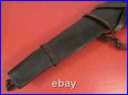 WWII Era US ARMY M1938 Leather Rifle Scabbard for M1 Carbine JQMD 1944 RARE