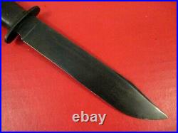 WWII Era US Army Case 6 Fighting Knife withLeather Scabbard RARE Very Nice