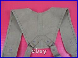 WWII Era US Army Medic Pouch Set Suspender Yoke Harness Original XLNT RARE