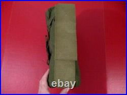 WWII Era US Army OD Green Canvas Demolition Satchel Charge Bag XLNT RARE