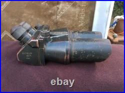 WWII German D. F. 10X80 DKL Flak Artillery Binoculars Rare and complete