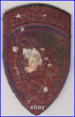 WWII Greenback Patch 13th Airborne Division (Actually a Very Rare Purple Back)