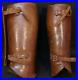 WWII Imperial Japanese Army IJA Officers Leather Riding Leggings Cavalry, Rare