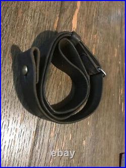 WWII Japanese Arisaka Type 99 Leather Sling Rare! Excellent Condition Supple