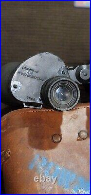 WWII M16 binoculars 7X50 US ARMY RARE WOW. NO. 7578343 with case old vintage