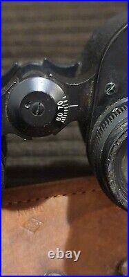 WWII M16 binoculars 7X50 US ARMY RARE WOW. NO. 7578343 with case old vintage