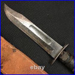 WWII Mk2 Fixed blade USN kabar fighting knife rare maker RCC