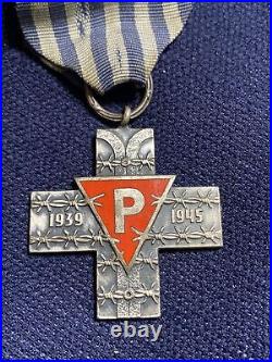 WWII Poland Auschwitz Cross Oswiecim 1939-45 Original RARE