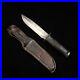 WWII Queen City US MK2 fixed blade fighting knife & sheath rare