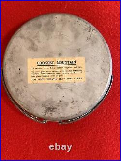 WWII Rare! MOUNTAIN COOKSET 3-Piece (U. S. / R. S. E. / 1944) & Label. Unissued