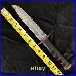 WWII Rare Red Spacer Mk2 Blade marked usn navy rh-pal 37 fixed blade knife