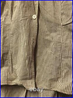 WWII SEERSUCKER UNIFORM Army Nurse Corps Shirt Pants Hat ANC Original RARE HTF