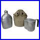 WWII US ARMY Canteen FE CO. And Cover with RARE WWI US-1918 B. A CO. Cup