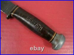 WWII US Navy USN Mark Mk 1 Fighting Knife PAL Mark 1 withUSN Mk1 Scabbard RARE