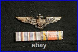 WWII USMC Marine Corps Captain Aviator Pilot 1943 Dated & Named Original Rare