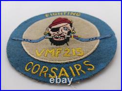 WWII USMC VMF-215 Fighting Corsairs Theatre Made Patch RARE