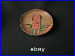 WWII VERY RARE Norwegian V-E Day Souvenir Hand Painted Wood Souvenir