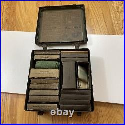 World War 2 WWII Military First Aid kit metal box Rare Emergency W Some Contents