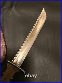 Ww2 Era Fighting Knife Made From M1860 CIVIL War Cavalery Saber Rare Type